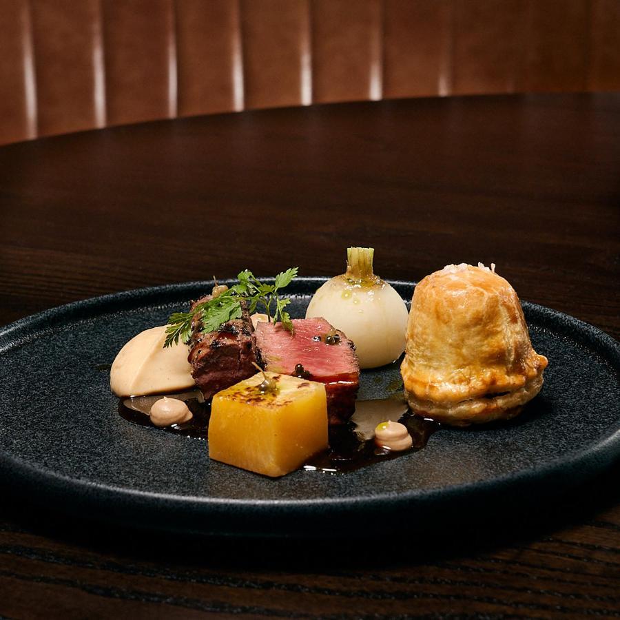 The G Hotel & Spa Galway Exterior photo A modern take on a traditional English meal